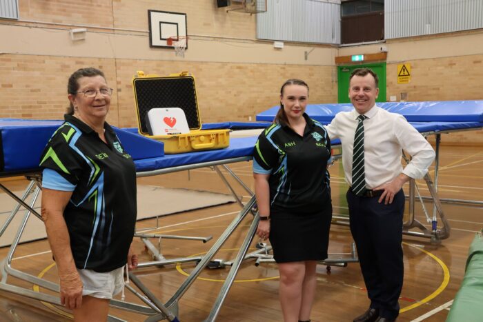 Media Release: Sapphire City Gymnastics receive jumpstart with new life-saving device