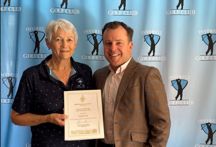 Media Release: Sandy Cook named the Northern Tablelands Electorate’s Senior of the Year